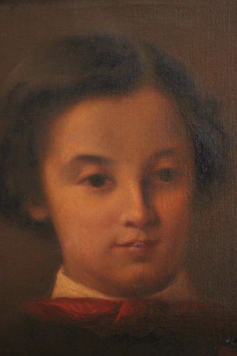 Portrait d'Un Enfant Epoque XIXème-photo-3