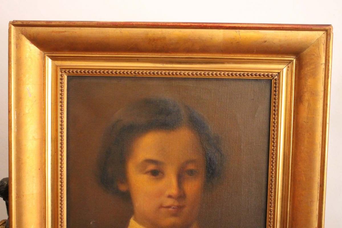 Portrait d'Un Enfant Epoque XIXème-photo-2