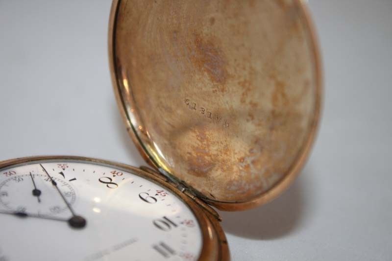 A Gold Plated Watch By Tavannes Watch, 1900-photo-5
