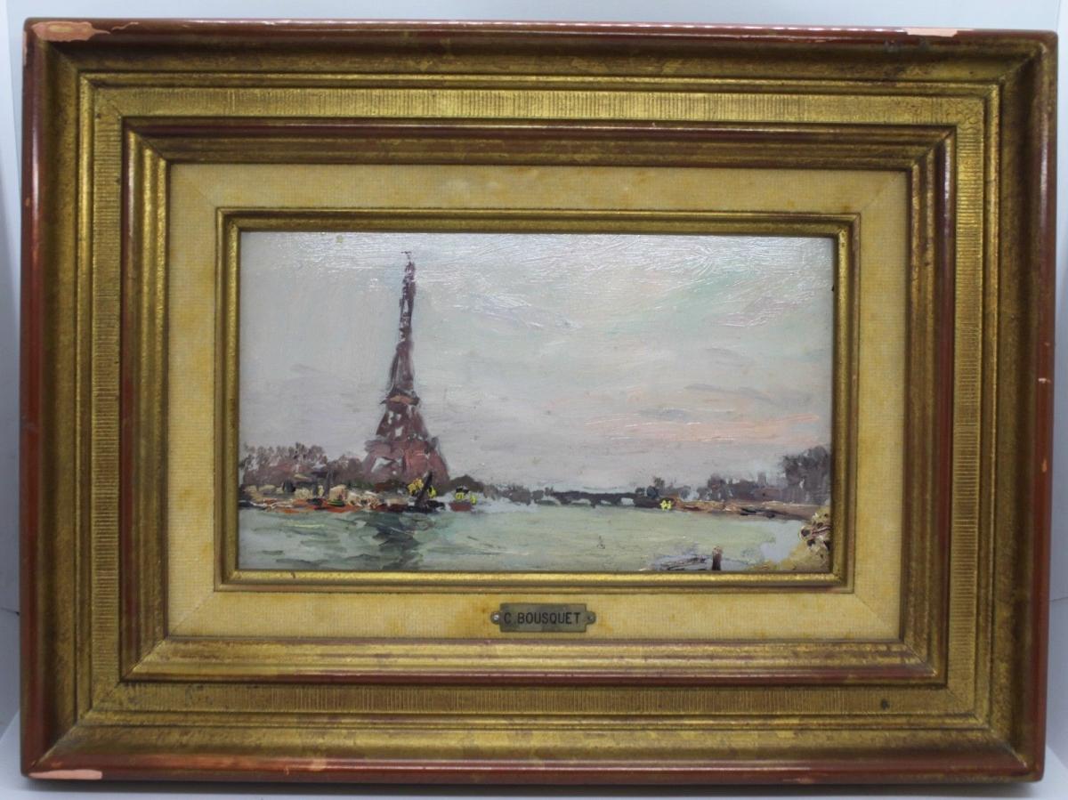 View Of Paris By Charles Bousquet (1856 - 1946)