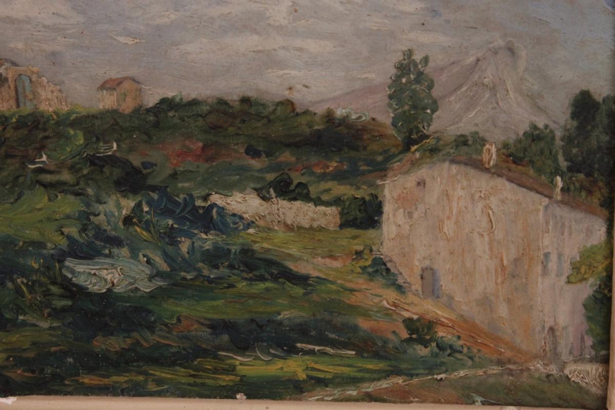 Petit Tableau De Pierre Marseille ( 1896 - 1976 )-photo-3