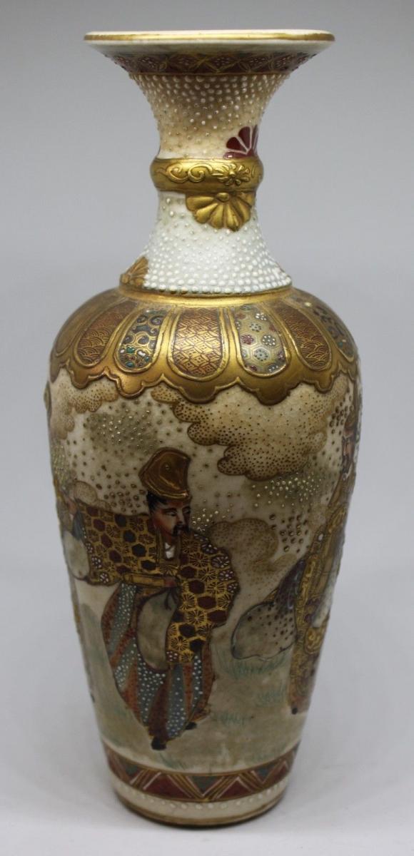 Pair Of Small Japanese Vases XIXth Edo Period-photo-4