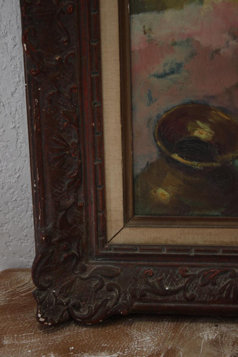 Peinture d' Epoque XXème Ecole Indonésienne-photo-6