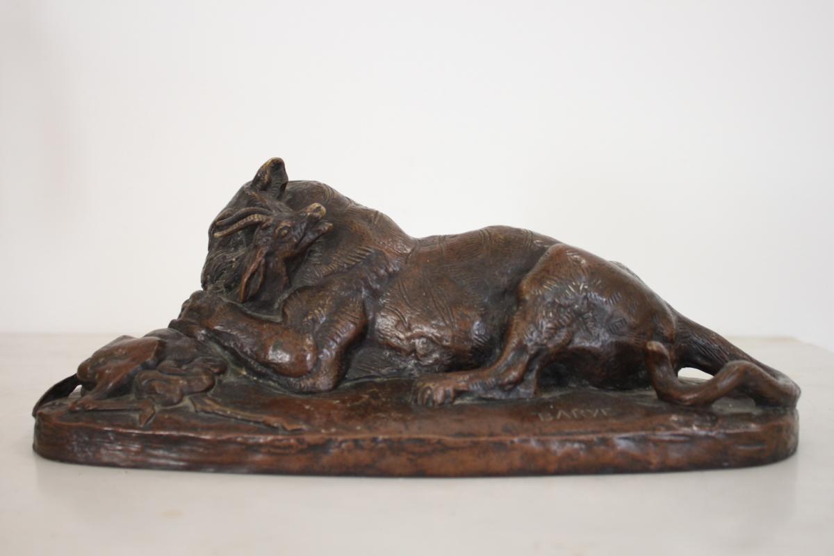 19th Century Bronze Of Barye-photo-2