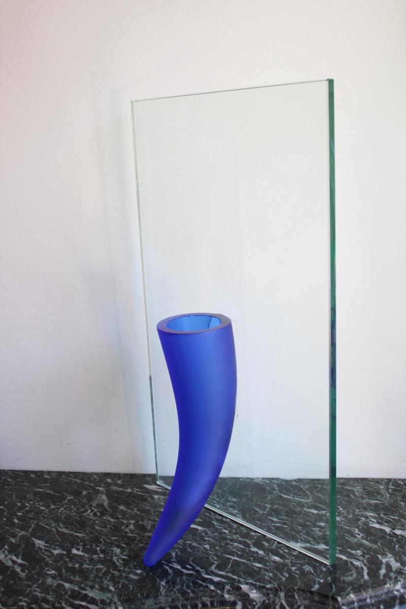 Daum Vase " Etrangeté Contre Un Mur" By Philippe Starck -photo-3