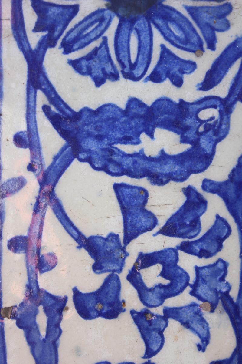 Panel Of 6 Tiles In Turkish Earthenware-photo-3