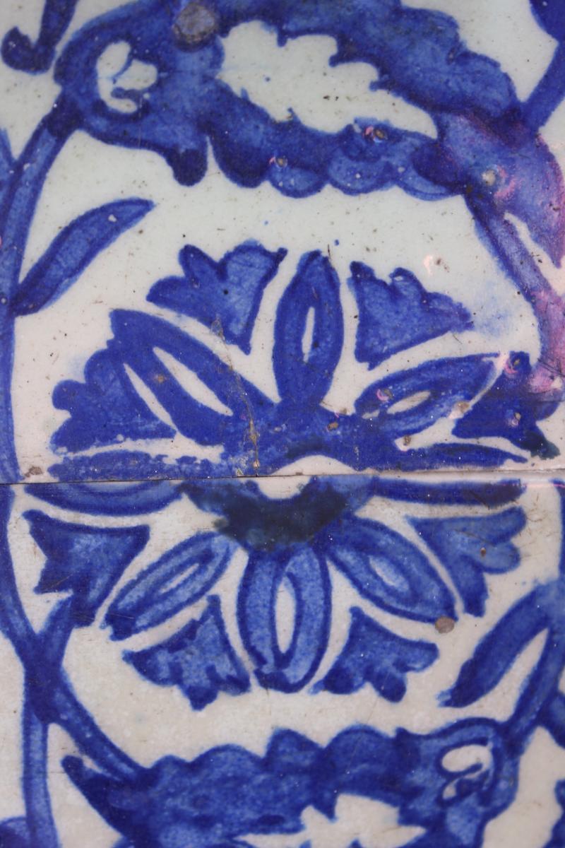 Panel Of 6 Tiles In Turkish Earthenware-photo-4