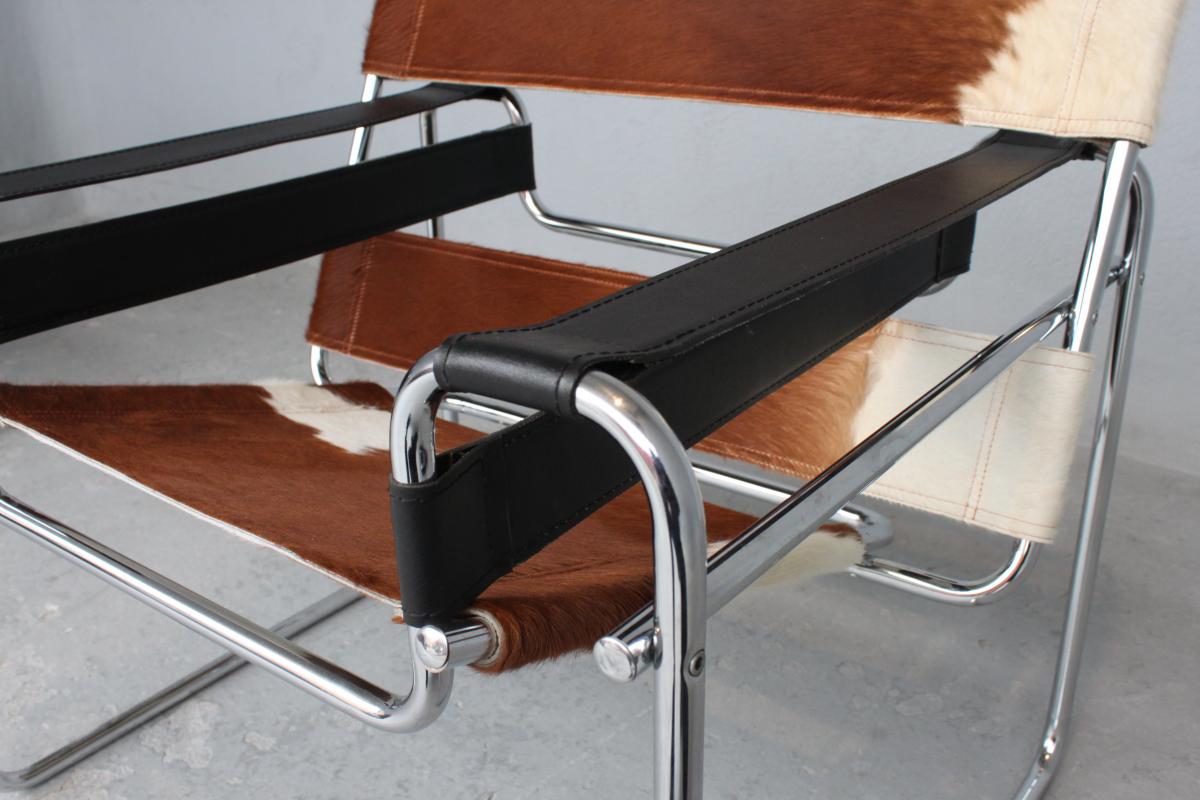 Pair Of Vassily Armchairs By Marcel Breuer Circa 1970-photo-6