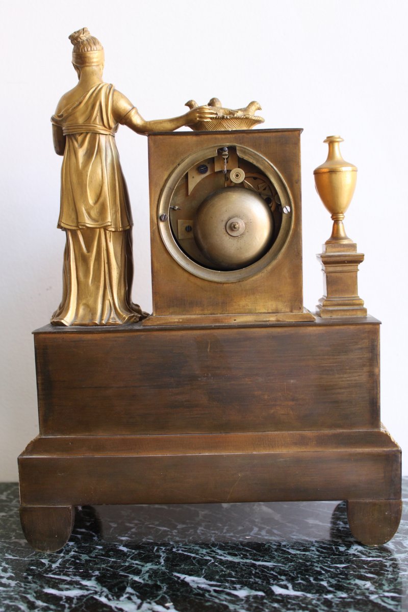 19th Century Vestal Clock-photo-4