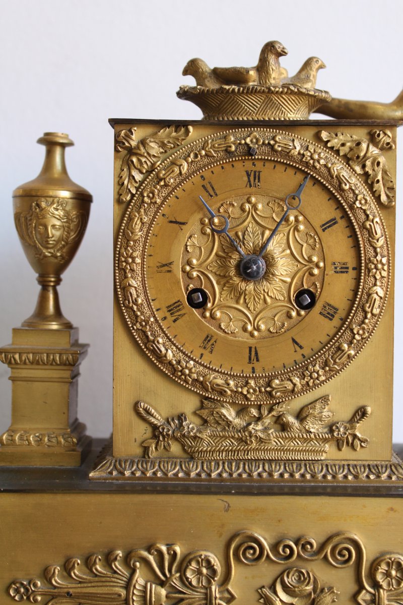 19th Century Vestal Clock-photo-2