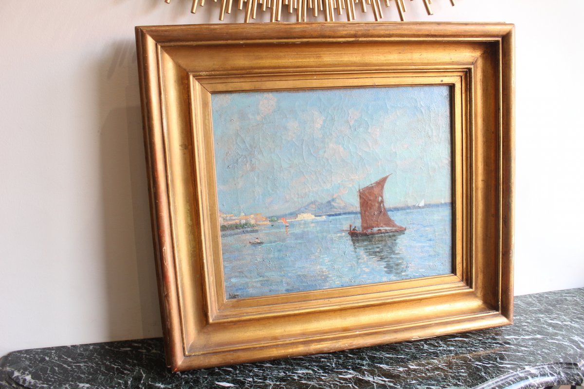 19th Century Alexandre Altmann Marine Painting-photo-4