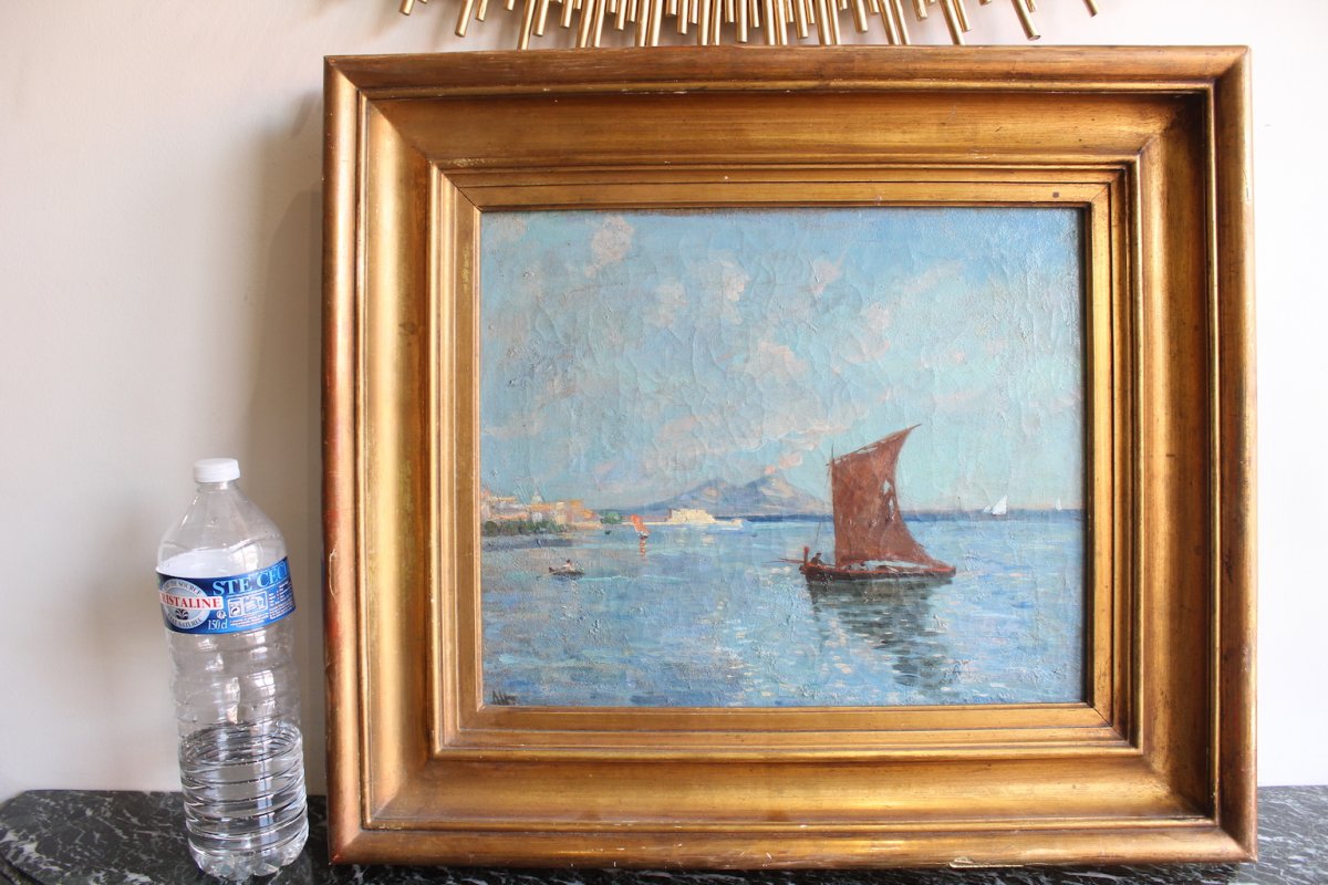Tableau Marine d' Alexandre Altmann Epoque XIXème-photo-7