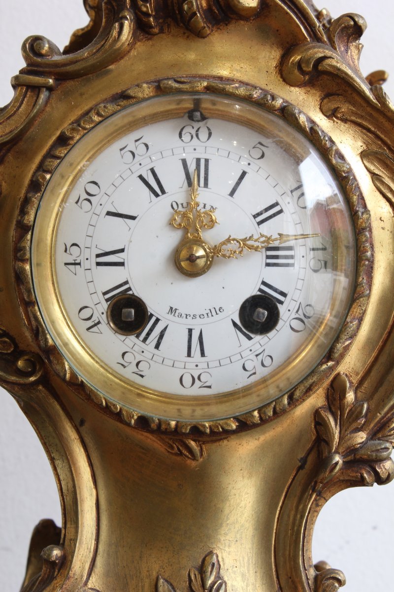 Louis XV Style Cartel Clock - Oudin Marseille-photo-4
