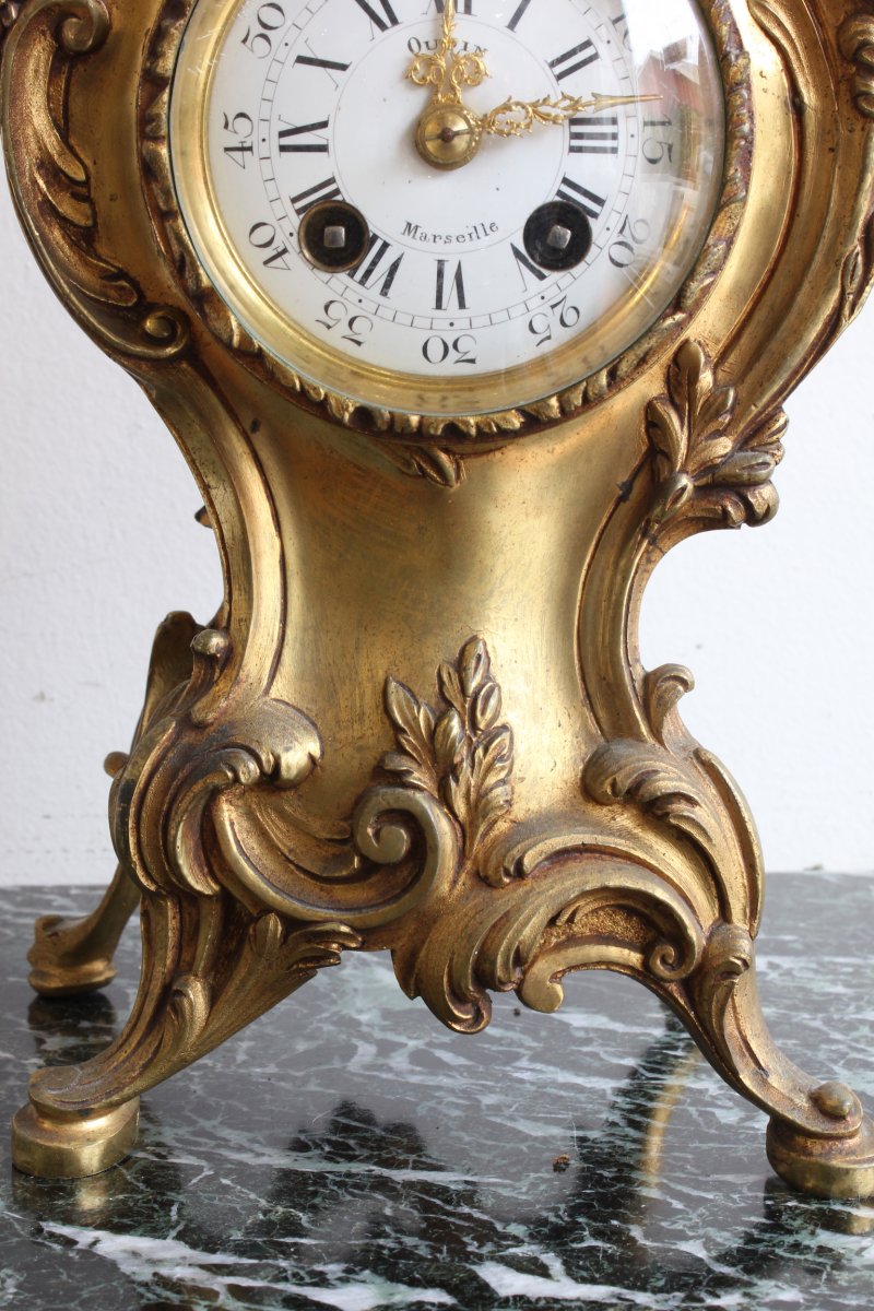 Louis XV Style Cartel Clock - Oudin Marseille-photo-5