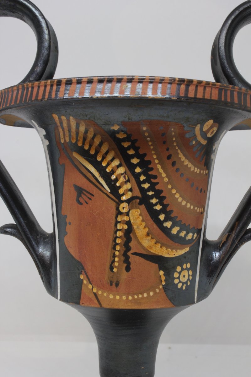 Great Greece Canthare In Terracotta-photo-3