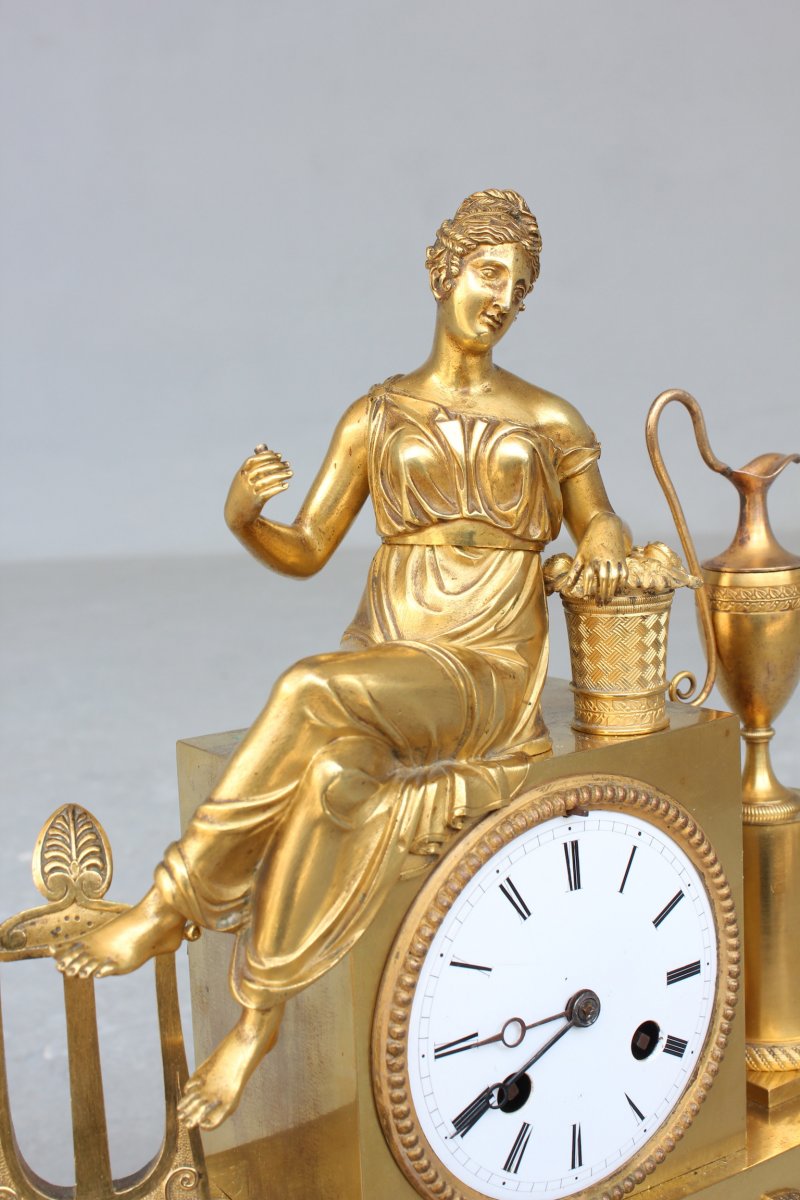 Pendule à La Lyre époque XIXème Siècle-photo-1