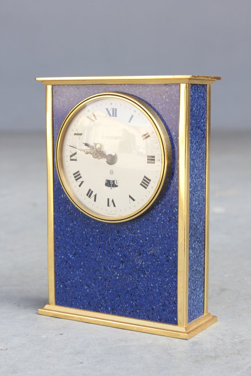 Jaeger Lecoultre Desk Clock Circa 1960-photo-2