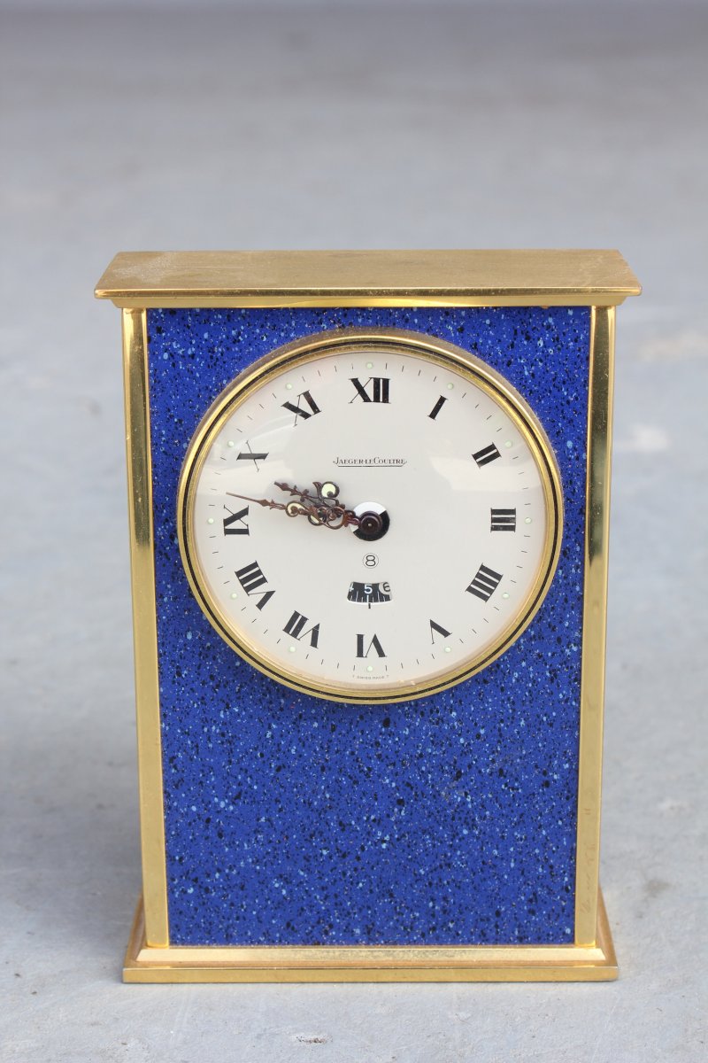 Jaeger Lecoultre Desk Clock Circa 1960-photo-2