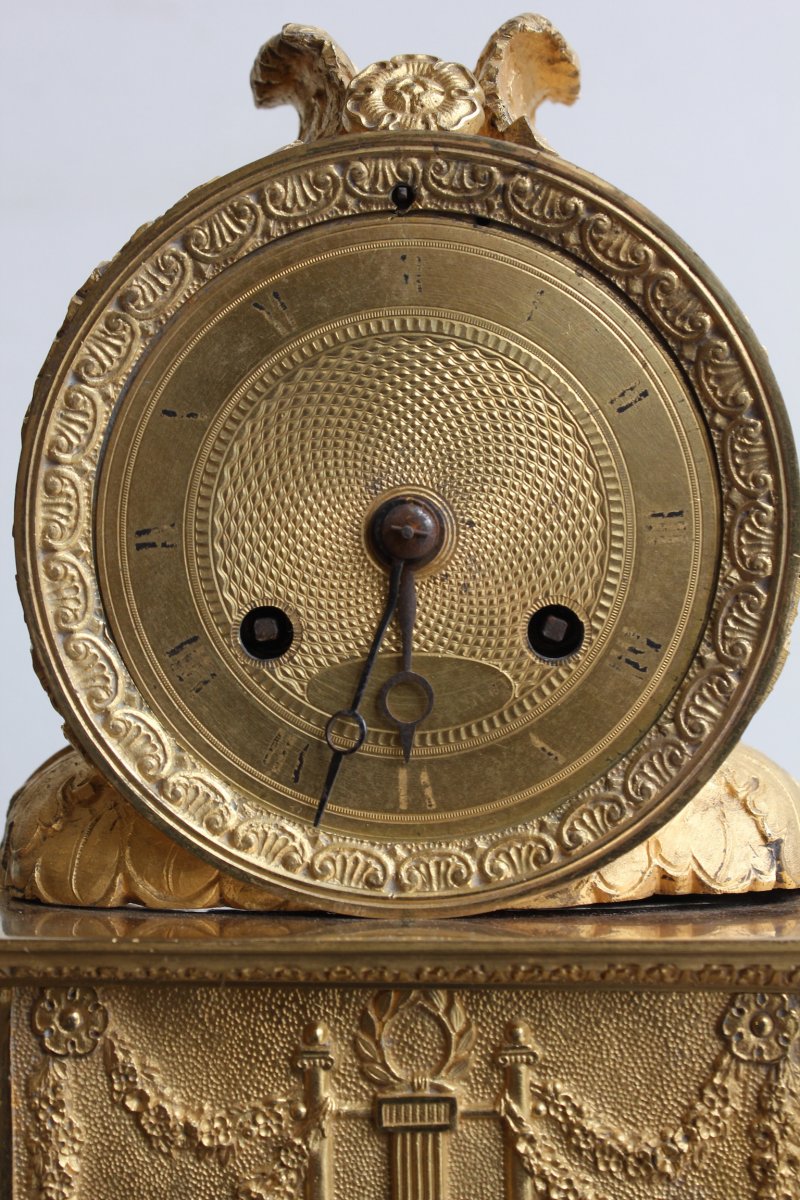 Pendule Borne Epoque Empire-photo-2
