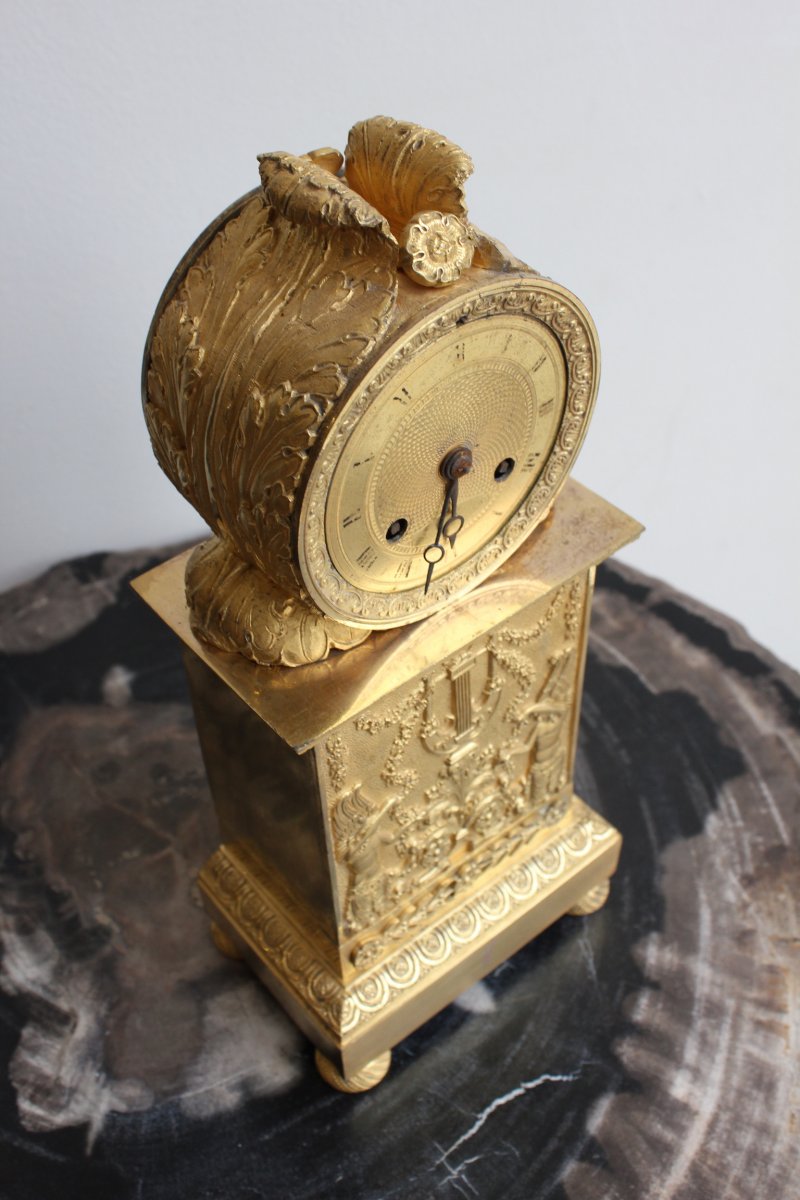 Pendule Borne Epoque Empire-photo-5