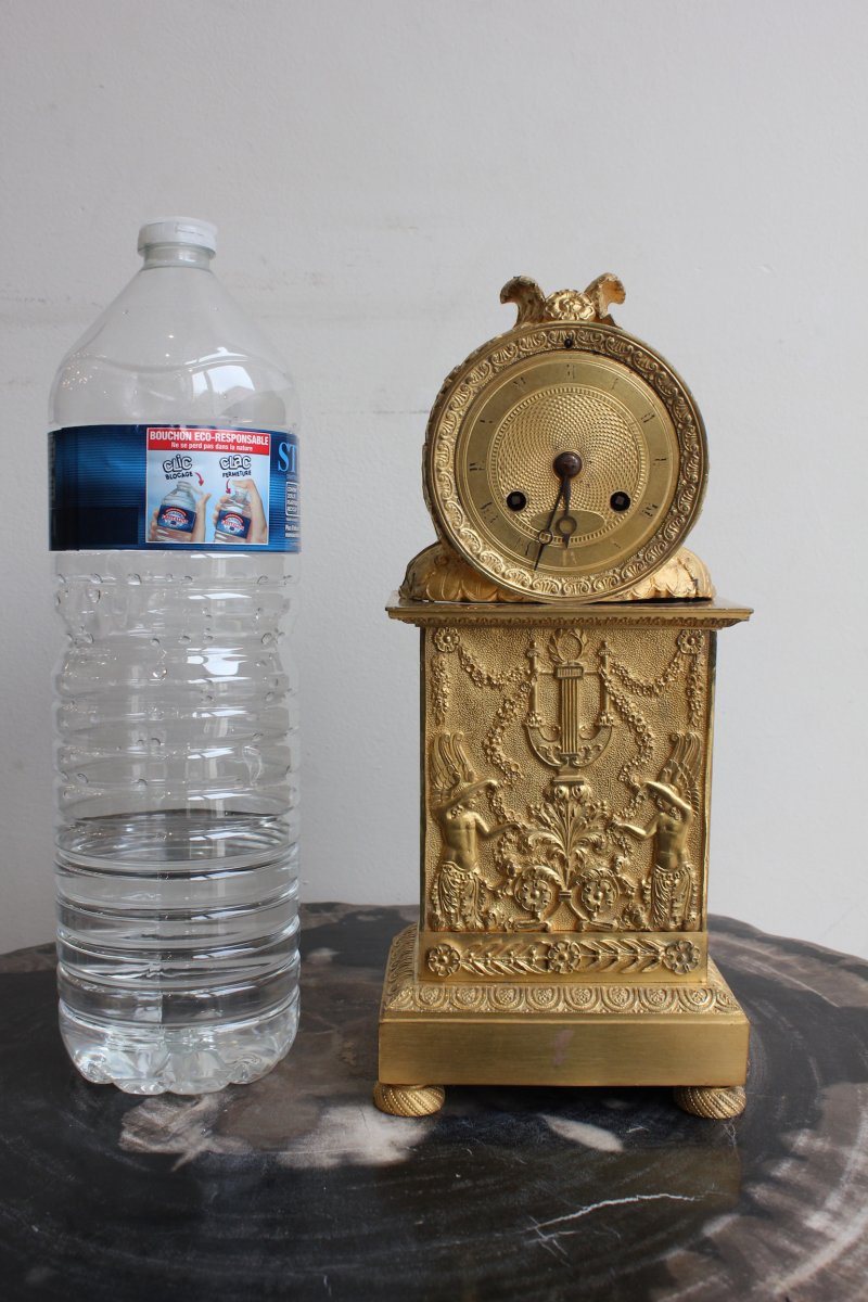Pendule Borne Epoque Empire-photo-6
