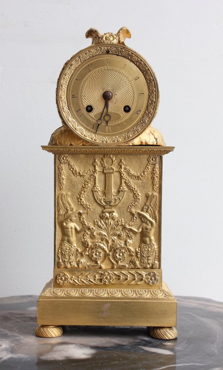 Pendule Borne Epoque Empire