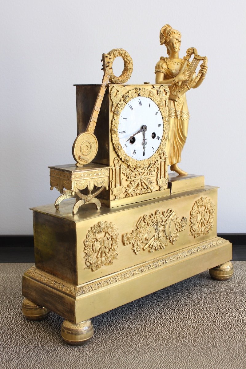 19th Century Music Clock-photo-2