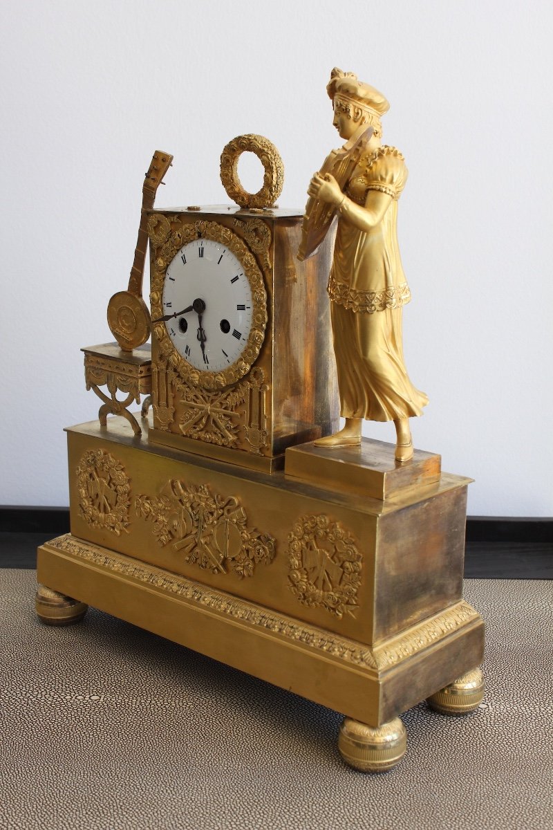 19th Century Music Clock-photo-3