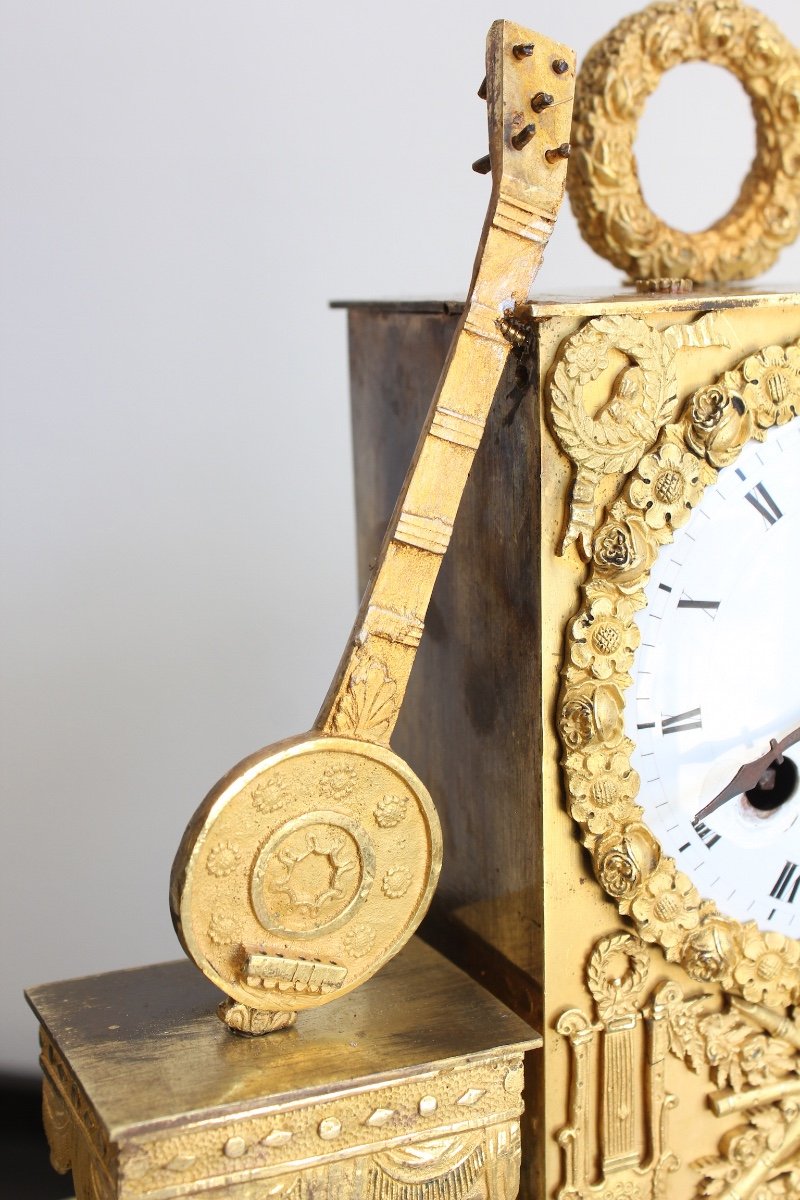 19th Century Music Clock-photo-5