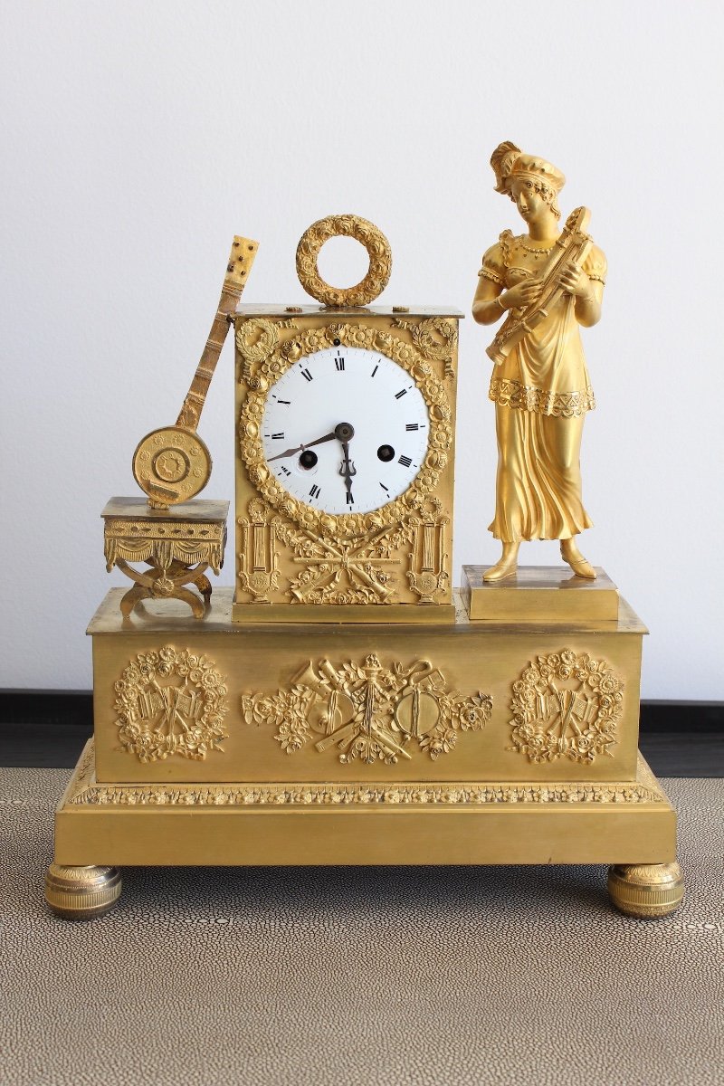 19th Century Music Clock