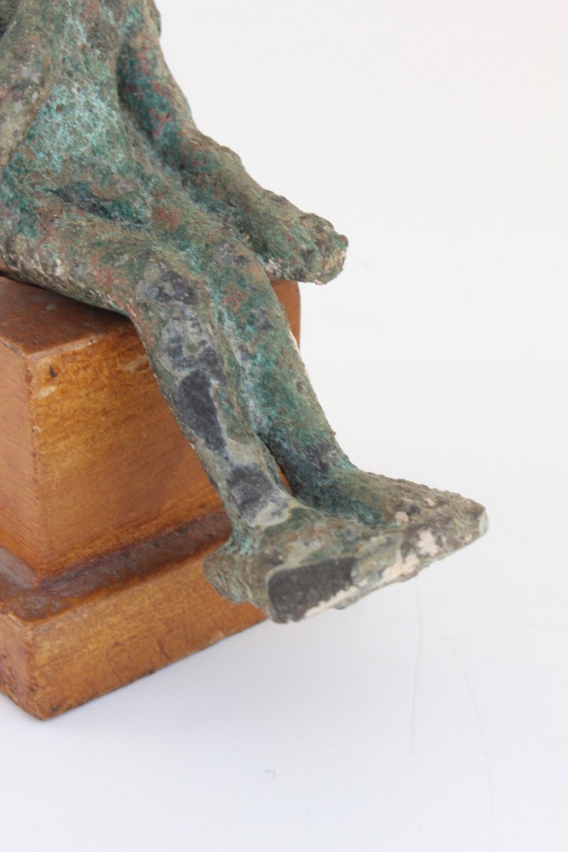 Bronze Harpocrate Ancient Period-photo-5