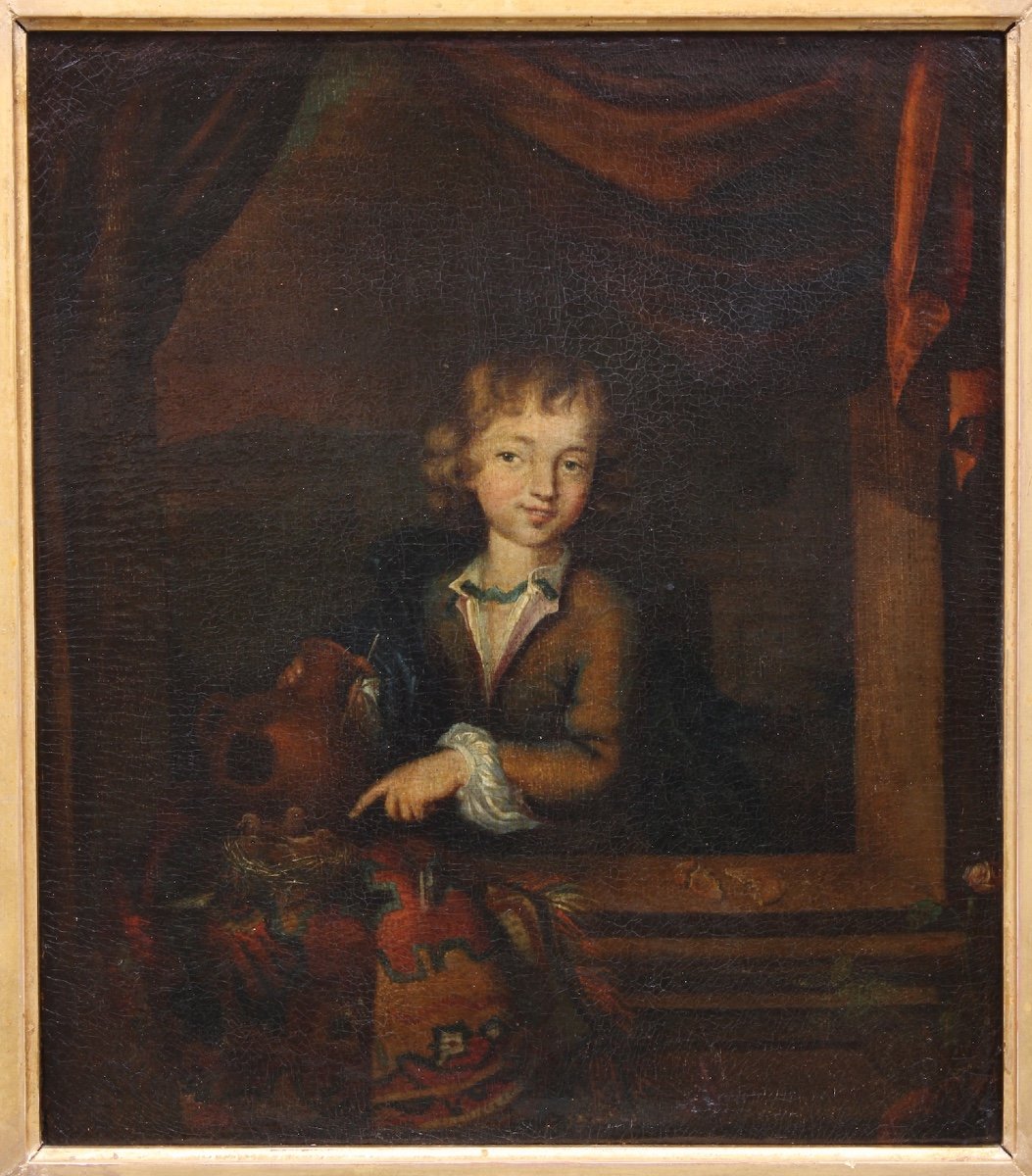 Painting Man With A Carpet And A Nest 19th Century Or Earlier-photo-2