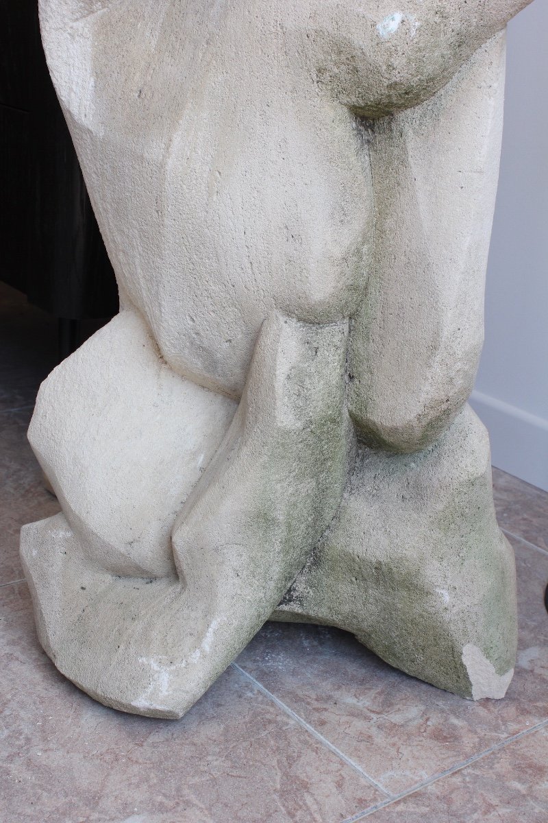 20th C. Stone Sculpture-photo-4