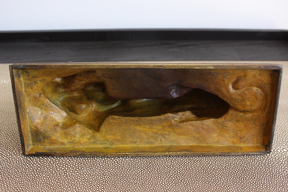 Tigre Et Gavial En Bronze Epoque XIXème-photo-5