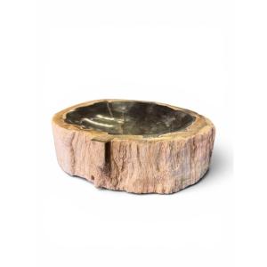 Cendrier en bois pétrifié