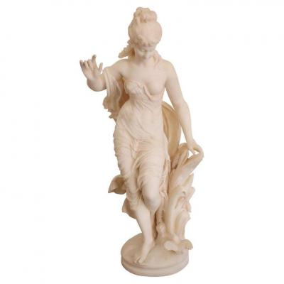 19th Century Fausto Biggi Carrara Marble Sculpture