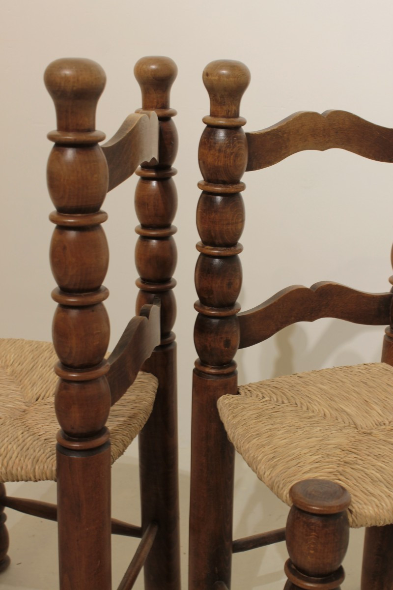 Pair Of Rustic Chairs-photo-3