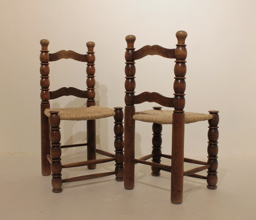 Pair Of Rustic Chairs