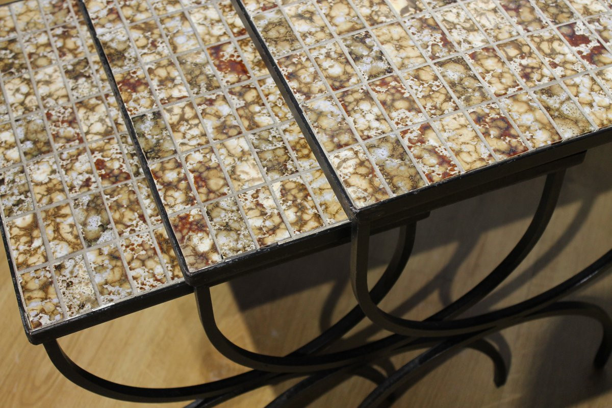 Ceramic Nesting Tables - 1950s-photo-2