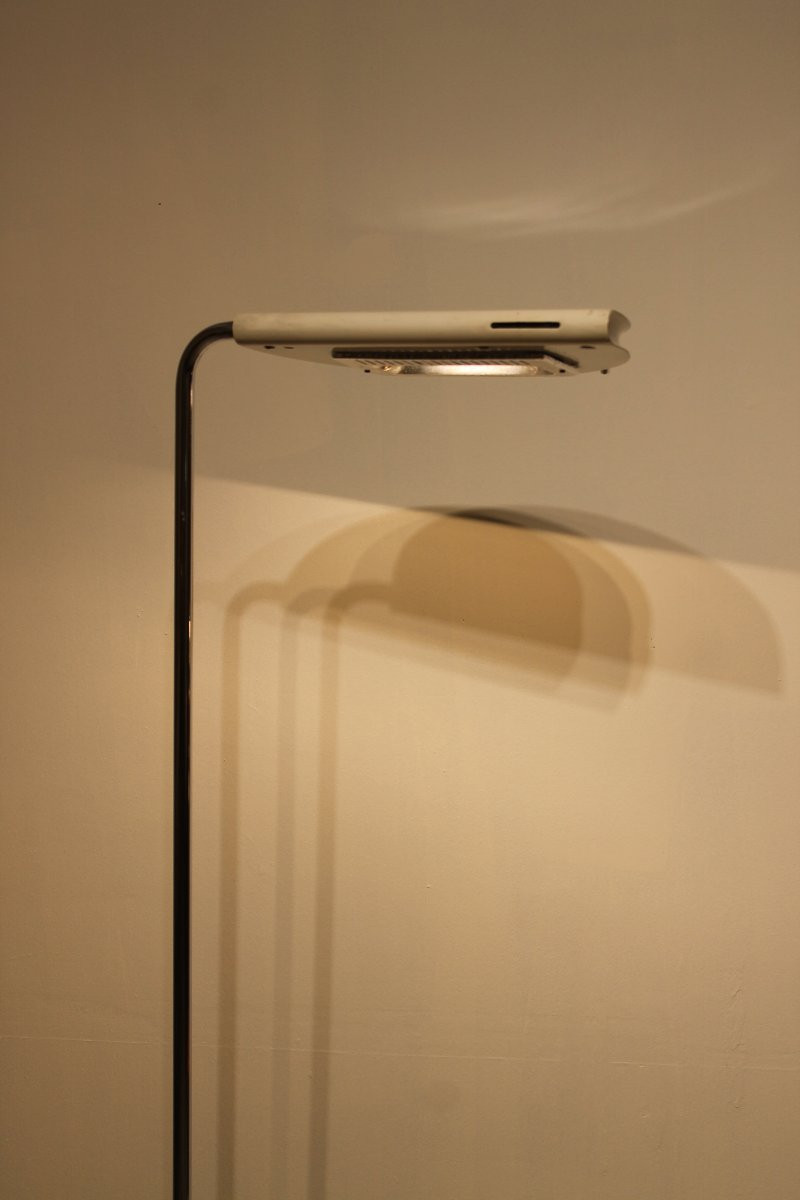 Lampadaire "mezzaluna" De Bruno Gecchelin-photo-4