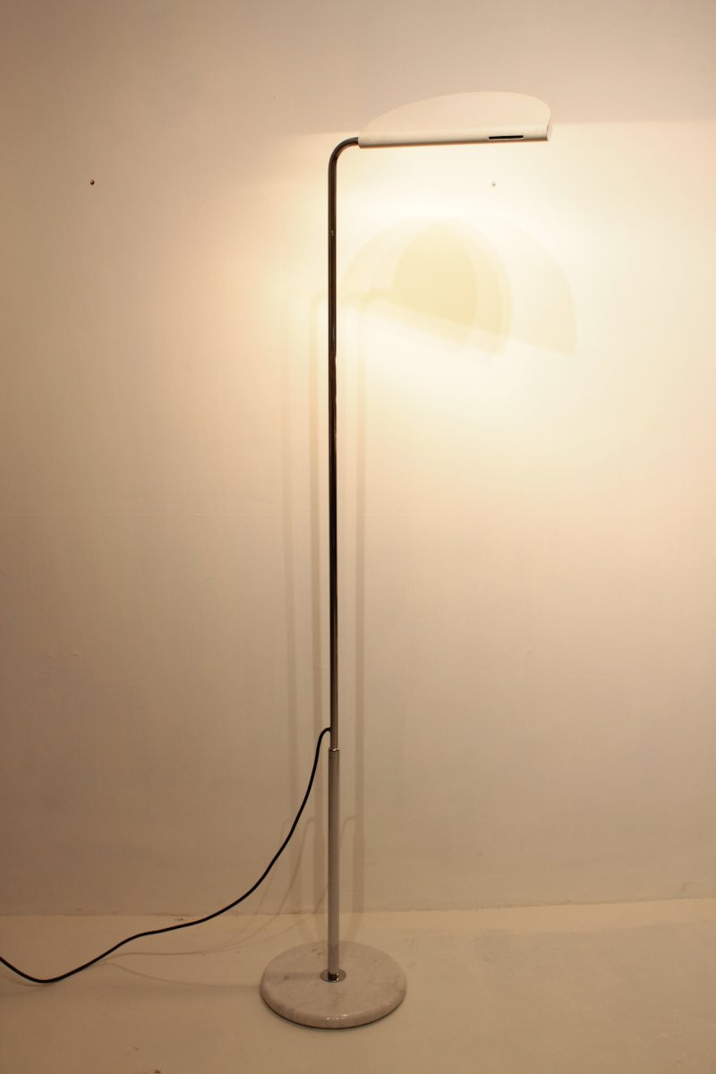 Lampadaire "mezzaluna" De Bruno Gecchelin-photo-6