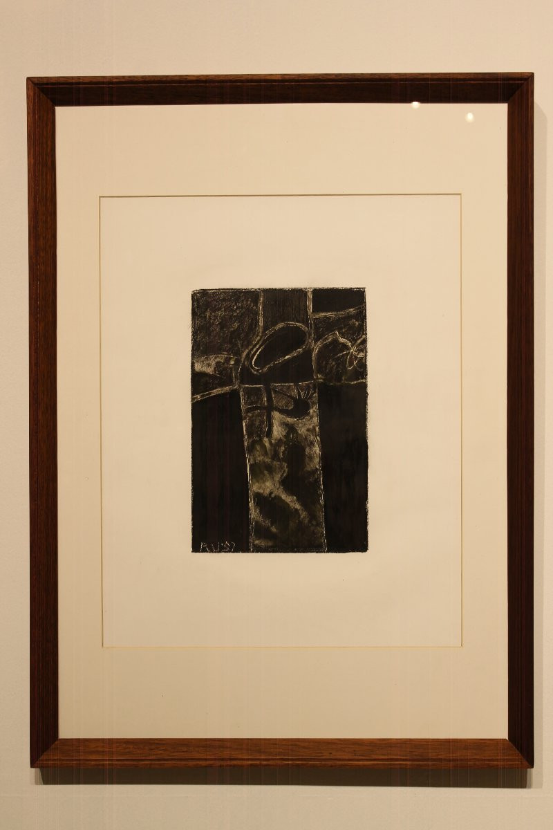 Abstract Painting - Gouache On Dated Paper-photo-4