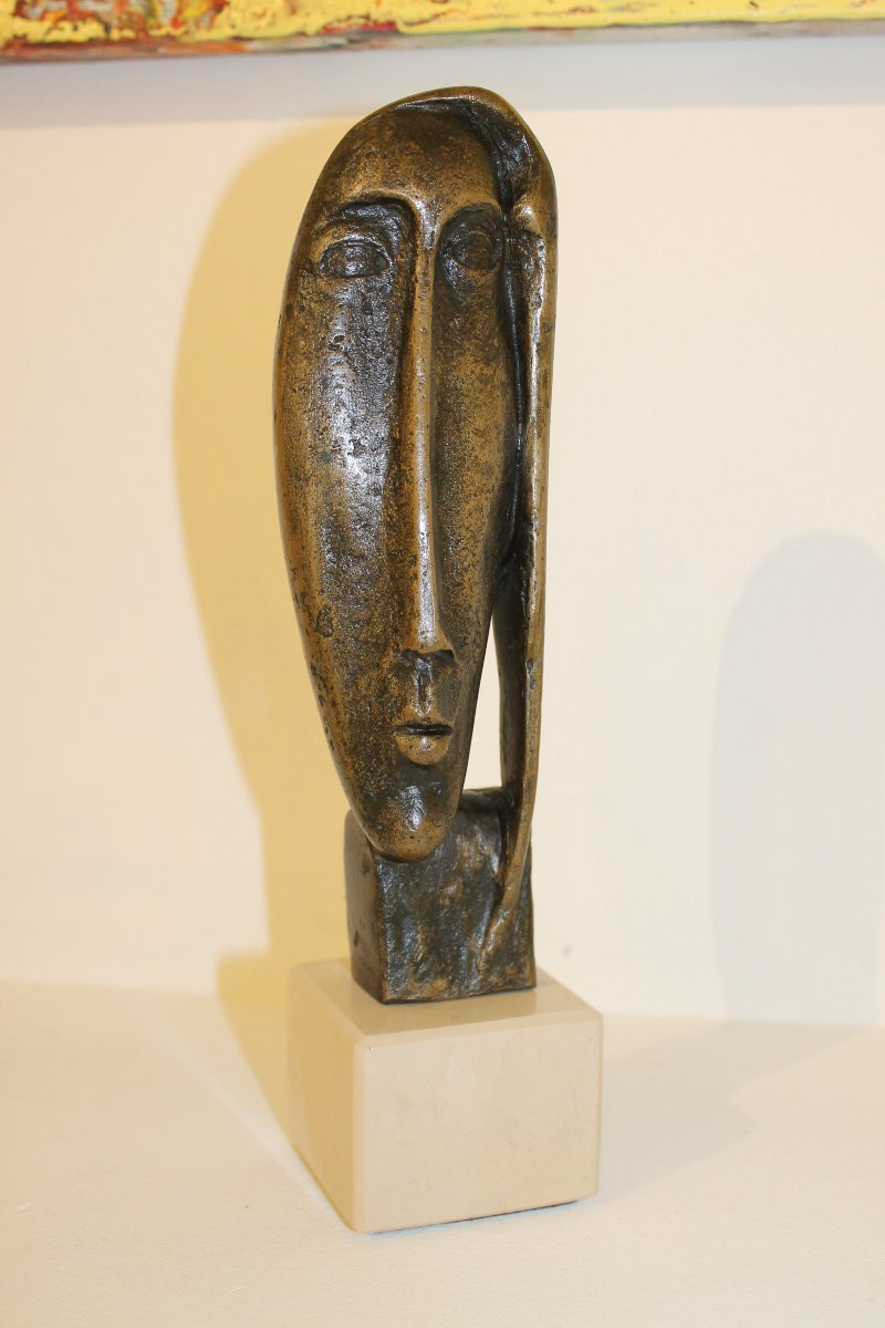 Bronze Sculpture By Giannetto Salotti - 20th Century Modern Art-photo-2