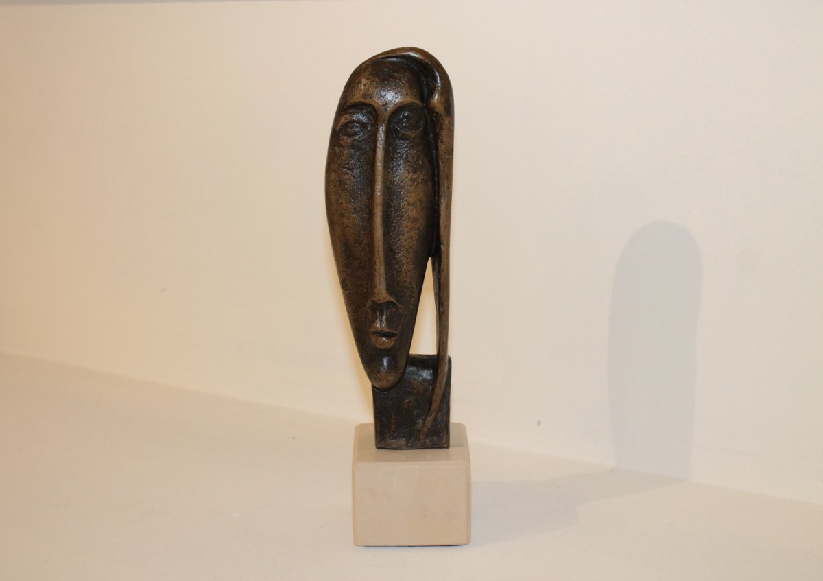 Bronze Sculpture By Giannetto Salotti - 20th Century Modern Art-photo-3