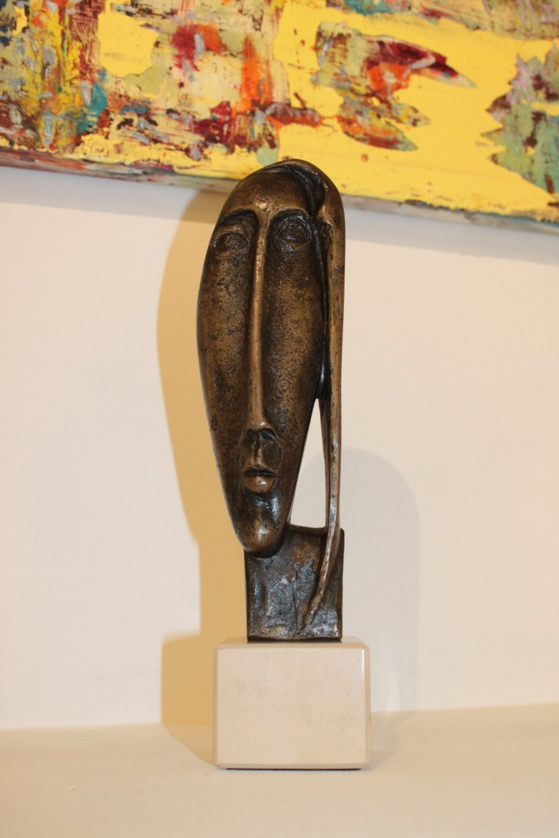 Bronze Sculpture By Giannetto Salotti - 20th Century Modern Art-photo-1