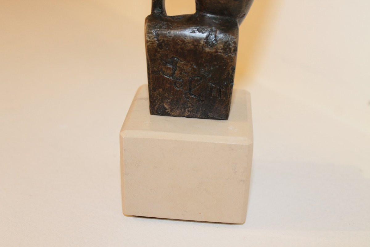 Bronze Sculpture By Giannetto Salotti - 20th Century Modern Art-photo-3