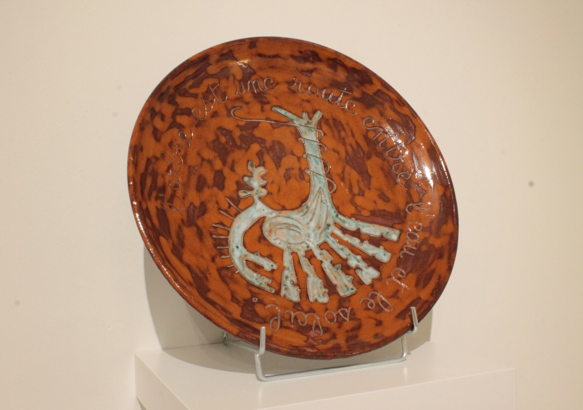Large Ceramic Dish By Jean Rivier 