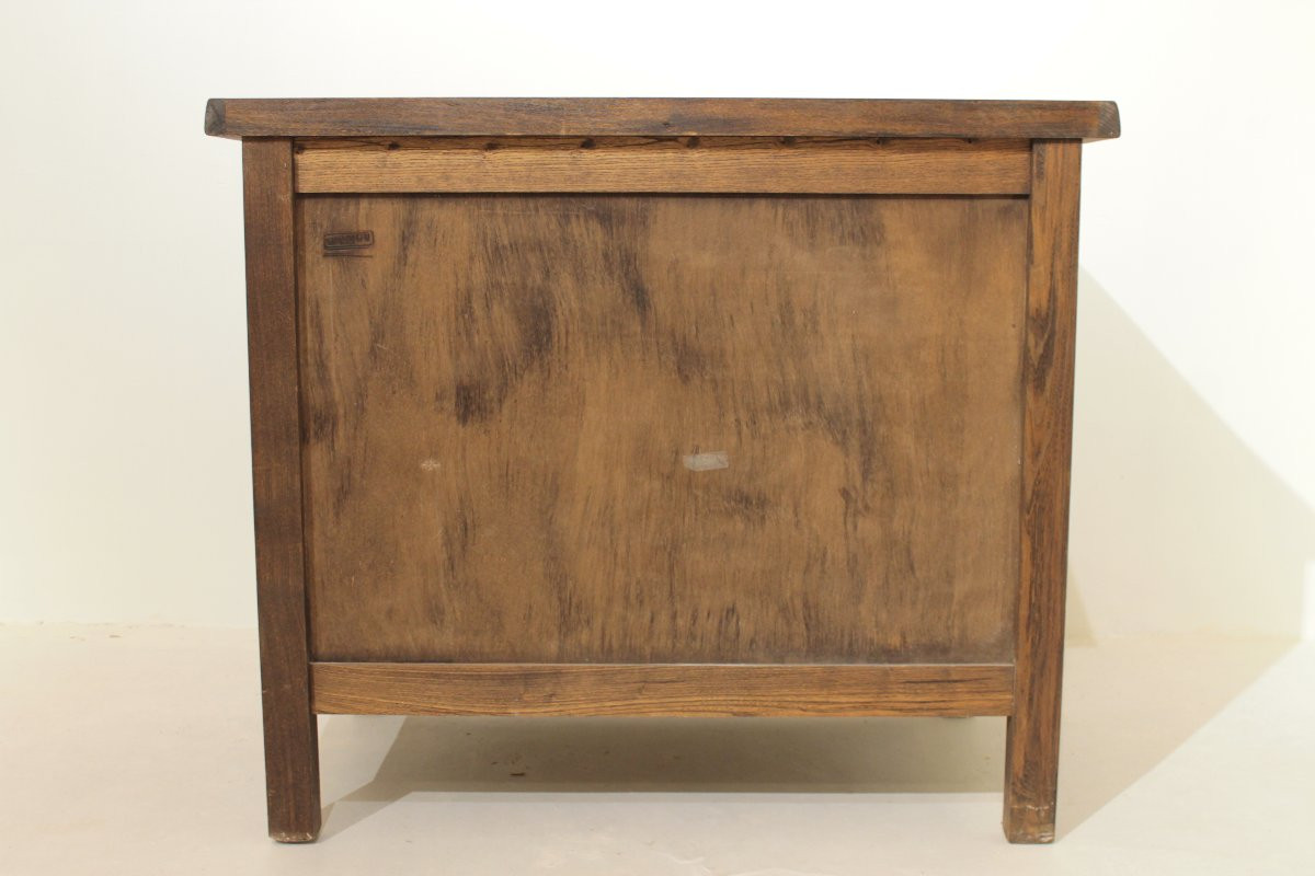 Brutalist Chest Of Drawers In Aranjou Elm - 1960s-photo-8