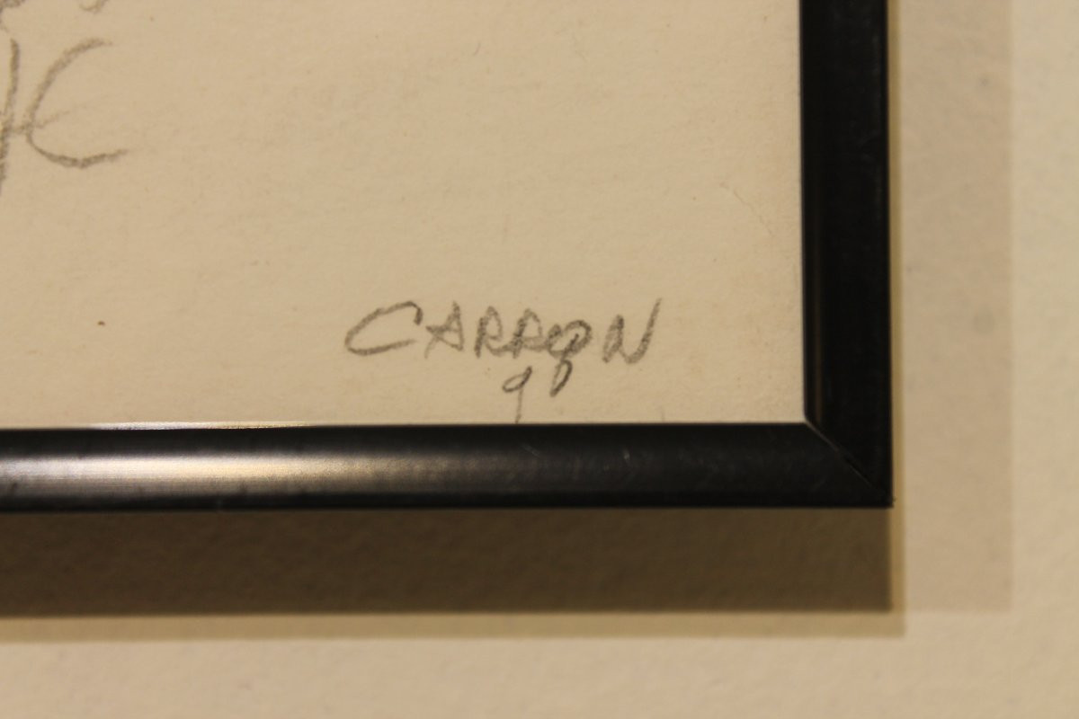 Collage abstrait "les transparents dynamiques série 3 " de Jacqueline Carron, 1996-photo-3