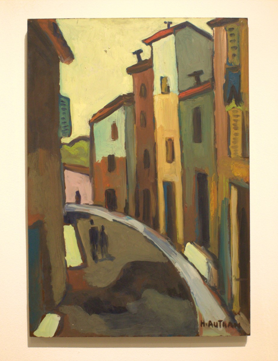 Huile sur isorel du peintre provençal Henri Autran (1926-2007)
